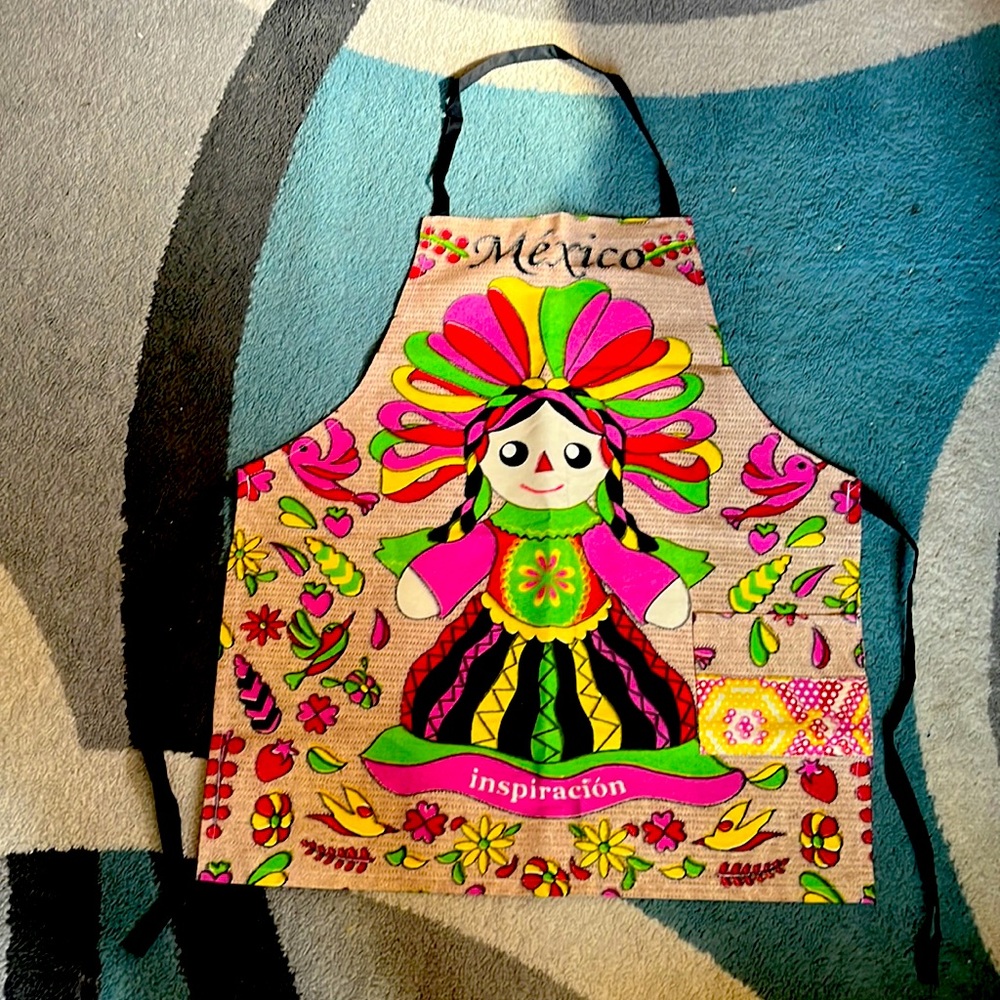 Mexican doll apron